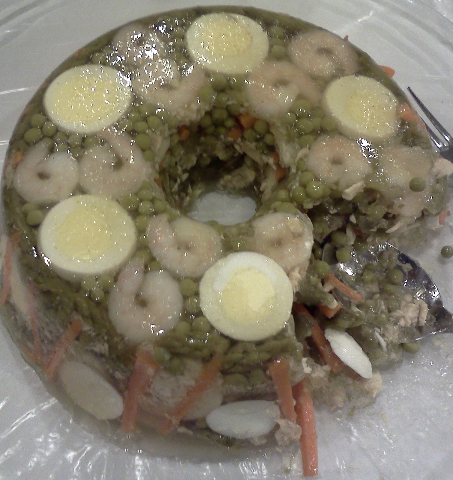 gelatinous Norwegian food at Norwegian Seaman’s Church buffet Manhattan