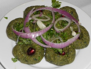 Georgian spinach with walnuts at Tbilisi Georgian Restaurant NYC