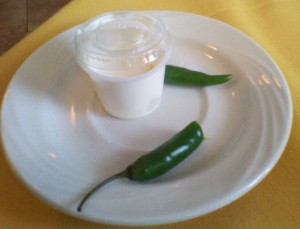 Romanian soup condiments