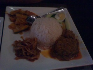 Malaysian national dish, nasi lemak