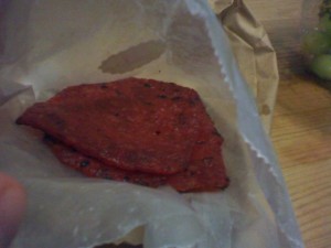 Malaysian chicken jerky