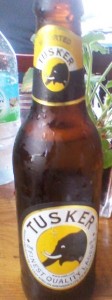 Tusker beer at Madiba Brooklyn