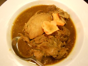 Filipino adobo chicken in NYC
