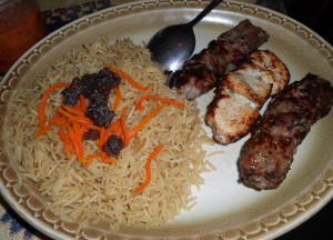 Afghan kebabs at Afghan Kebab House #2 NYC