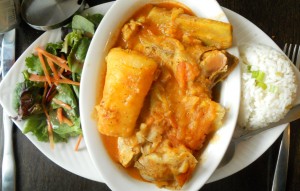 Colombian sudado de pollo at Cafecito Bogota NYC