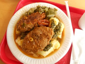 Trini stew fish at Trini-Gul Restaurant NYC