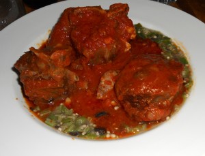 Nigerian goat at Buka Restaurant Brooklyn
