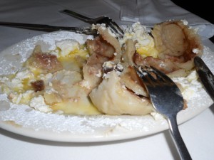 Czech ovocne knedliky at Zlata Praha in Astoria, Queens