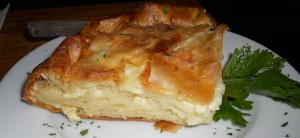 Serbian gibanica at Kafana Restaurant NYC
