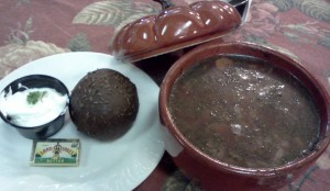 Alaskan borscht at Monks Rock Coffeehouse in Kodiak