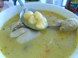 vori vori soup at NYC Paraguyan restaurant
