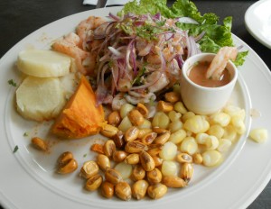 Peruvian ceviche at Urubamba Restaurant NYC