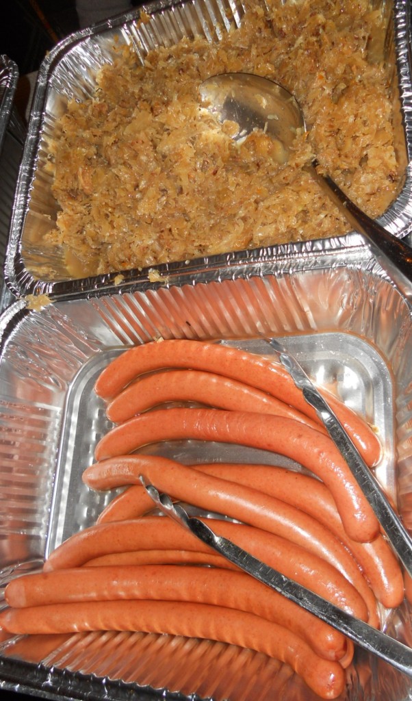 Latvian sausage and sauerkraut at DV House Bronx, NY « United Nations