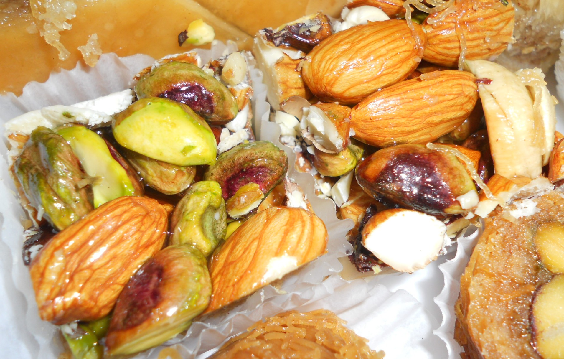 Jordanian mixed nut baklava at AlSham Bakery NYC « United Nations of