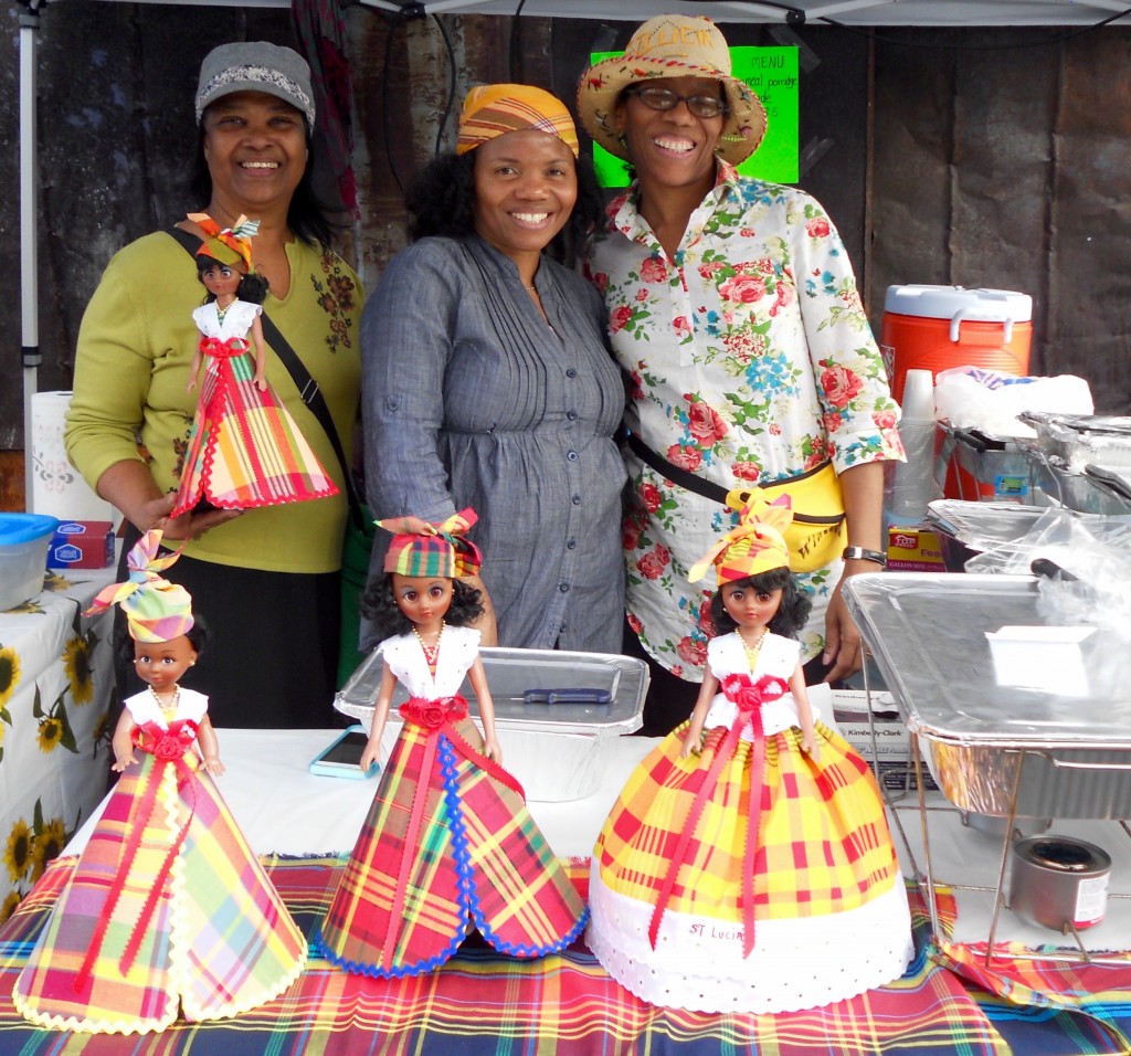 Mount Zion Church vendors at Saint Lucian Jounen Kweyol NYC